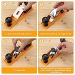 Hoteche No.4 Adjustable Wood Smoothing Plane