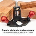 Portable Router Plane for Precise Wood Trimming