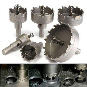6-Piece Carbide Tip Hole Saw Set for Metal