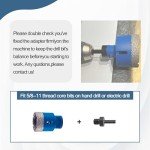 Core Drill Bit Adapter 5/8"-11 to 3/8" Hex