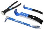 4-Piece Pry Bar Set with Nail Puller and Pliers