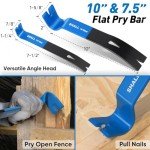 4-Piece Pry Bar Set with Nail Puller and Pliers