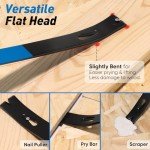 4-Piece Pry Bar Set with Nail Puller and Pliers