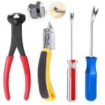 4-Piece Upholstery Staple and Tack Remover Set