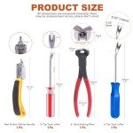 4-Piece Upholstery Staple and Tack Remover Set