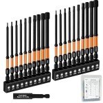 20-Piece Hex Head Allen Wrench Drill Bit Set