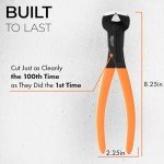Mutt Tools 8-Inch Heavy Duty End Cutting Pliers