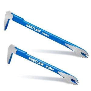 KRETLAW Heavy Duty Nail Puller and Crowbar Set