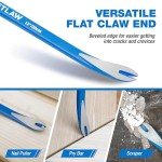 KRETLAW Heavy Duty Nail Puller and Crowbar Set
