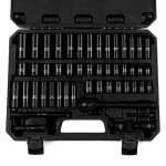 50-Piece 3/8" Drive Socket Set with Wrench