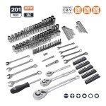201-Piece Mechanic's Tool Socket Set with Case