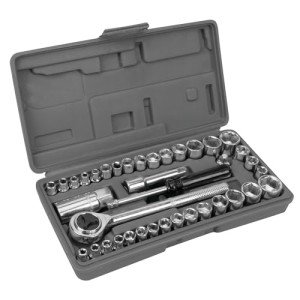 40-Piece SAE/Metric Socket Set by Performance Tool
