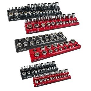 Magnetic Socket Organizer Set - 6 Pcs
