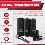 64-Piece Impact Socket Set with Ratchet Handle