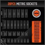 50-Piece Impact Socket Set with Ratchet Handle