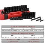 49-Piece Impact Socket Set - SAE & Metric