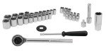 40-Piece SAE/Metric Socket Set, 1/4 & 3/8 Drive
