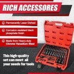 64-Piece Impact Socket Set with Ratchet Handle