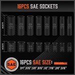 50-Piece Impact Socket Set with Ratchet Handle