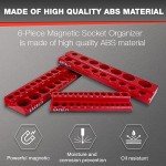 Magnetic Socket Organizer Set with 6 Holders