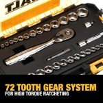 DEWALT 34-Piece Socket Set, SAE/Metric