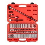 TEKTON 73-Piece Socket and Ratchet Tool Set