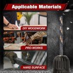 15-Piece Cobalt Twist Drill Bit Set with Case