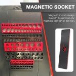 Magnetic Socket Organizer Set with 6 Holders