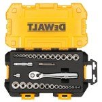 DEWALT 34-Piece Socket Set, SAE/Metric