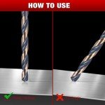 15-Piece Cobalt Twist Drill Bit Set with Case