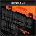 50-Piece Impact Socket Set with Ratchet Handle