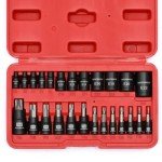 25-Piece Torx and E-Torx Bit Set
