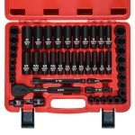 EGOFIX 50-Piece Impact Socket Set with Ratchet