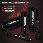 29-Piece SAE and Metric Impact Socket Set