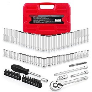 75-Piece 1/4" Drive Impact Socket Set