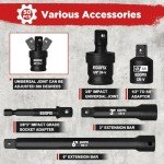 EGOFIX 50-Piece Impact Socket Set with Ratchet