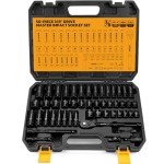 50-Piece Metric & Standard Impact Socket Set