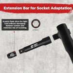EGOFIX 50-Piece Impact Socket Set with Ratchet