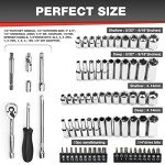 75-Piece 1/4" Drive Impact Socket Set