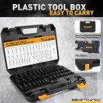 50-Piece Metric & Standard Impact Socket Set