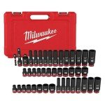 Milwaukee 3/8" Socket Set MET & SAE IMP