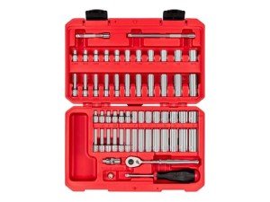 TEKTON 56-Piece Socket and Ratchet Set