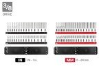 TEKTON 214-Piece Drive Socket Set with Rails