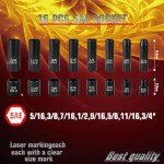 50-Piece SAE and Metric Impact Socket Set