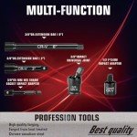 50-Piece SAE and Metric Impact Socket Set