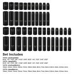 50-Piece 1/4" Drive Impact Socket Set