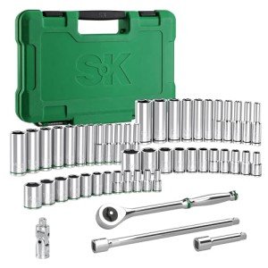 50-Piece Socket Set with Quick-Release Ratchet