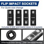 5-Piece Impact Socket Set with Extension Bar