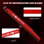 25-Piece Reciprocating Saw Blades Set with Case