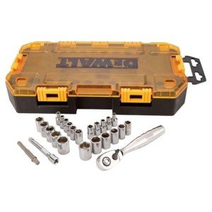 DEWALT 25-Piece SAE/Metric Drive Socket Set